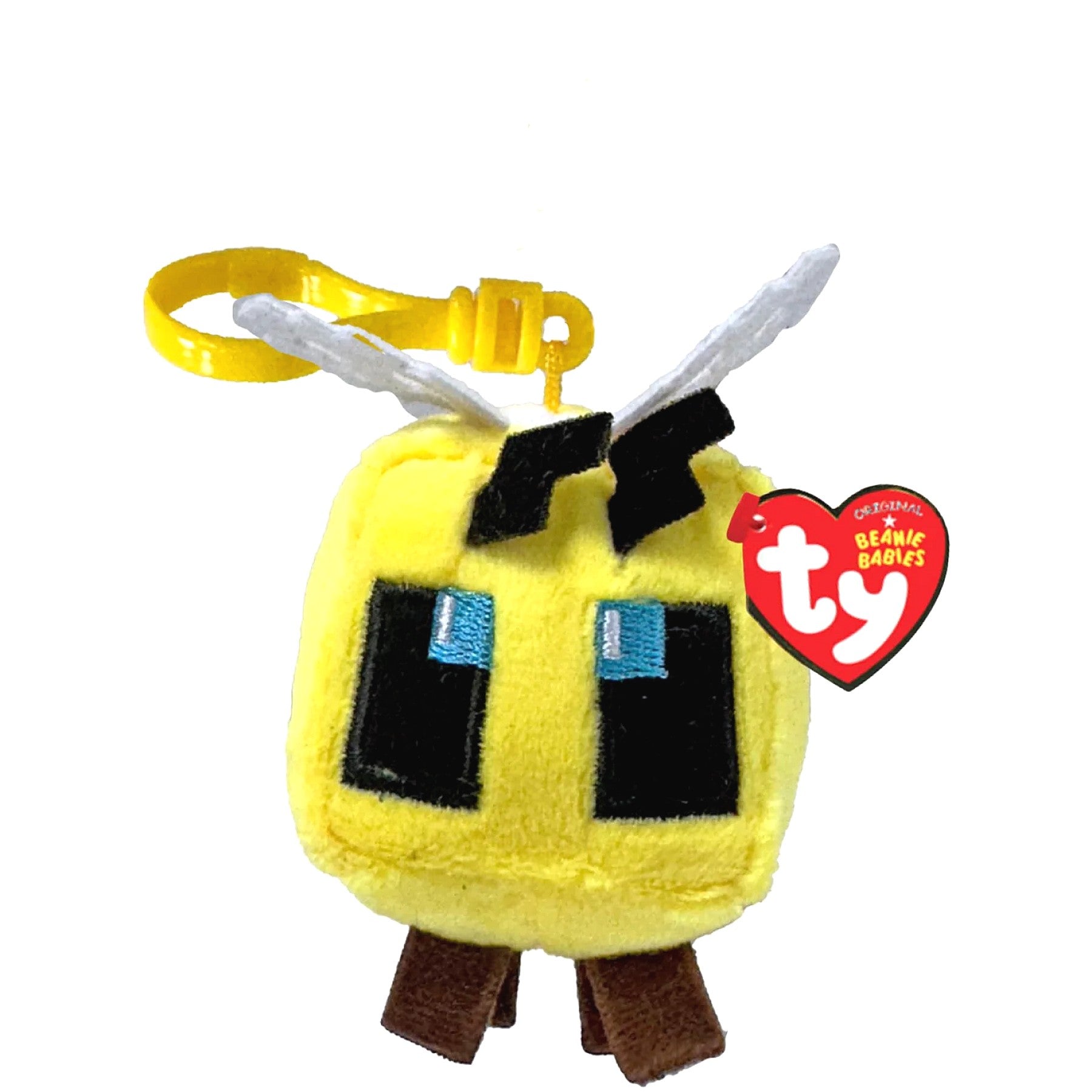 Ty - Beanie Babies Clip Minecraft Bee 3-inch Plush