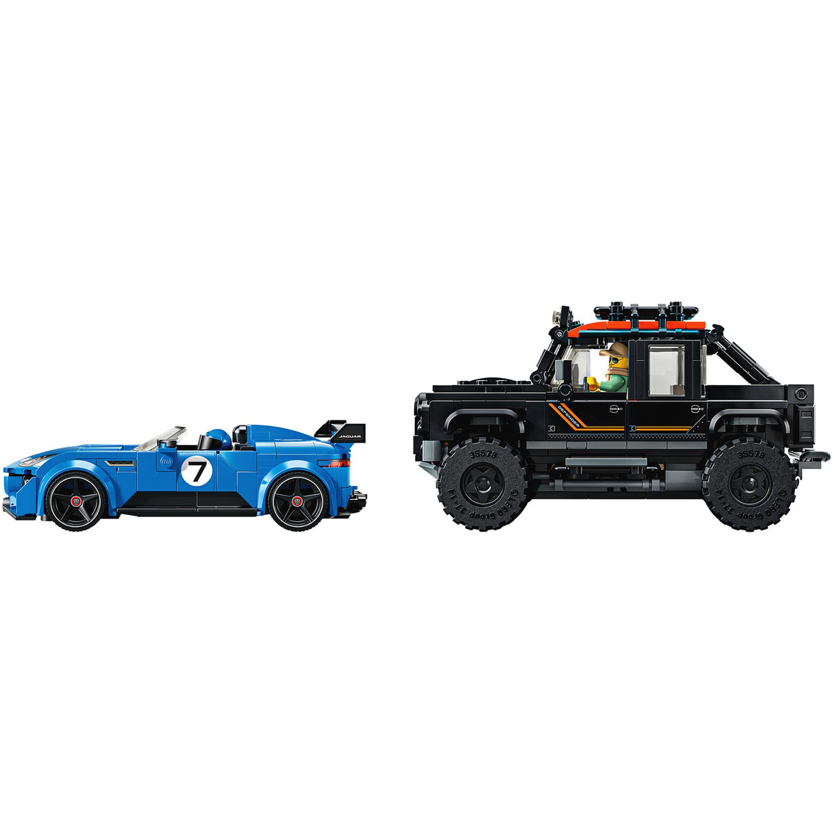 LEGO® 77264 Jaguar Project 7 & Land Rover Defender - Speed Champions