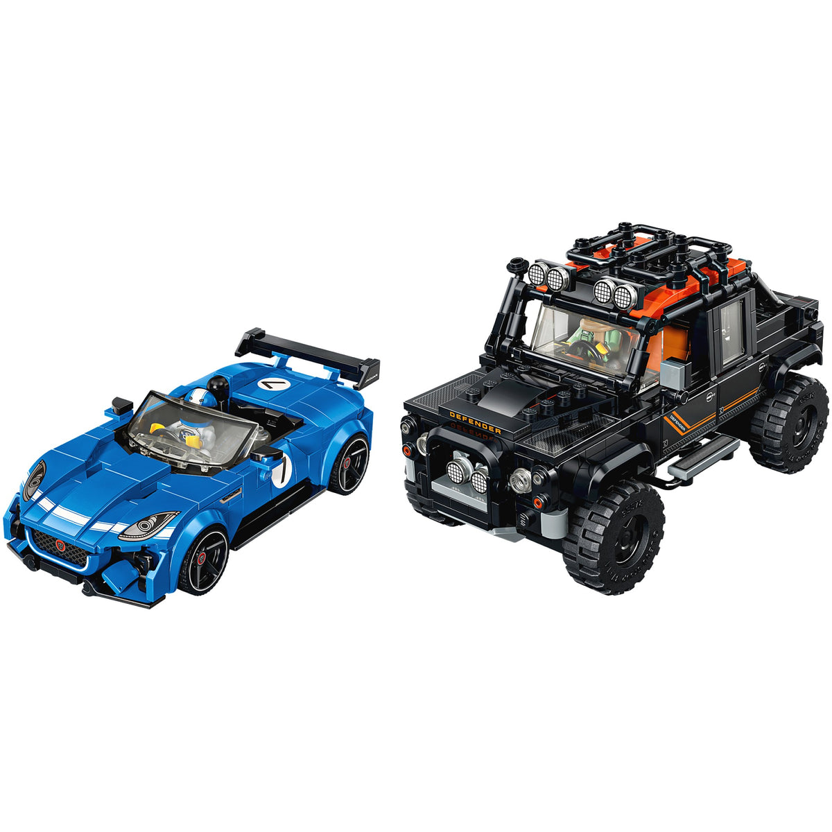 LEGO® 77264 Jaguar Project 7 & Land Rover Defender - Speed Champions