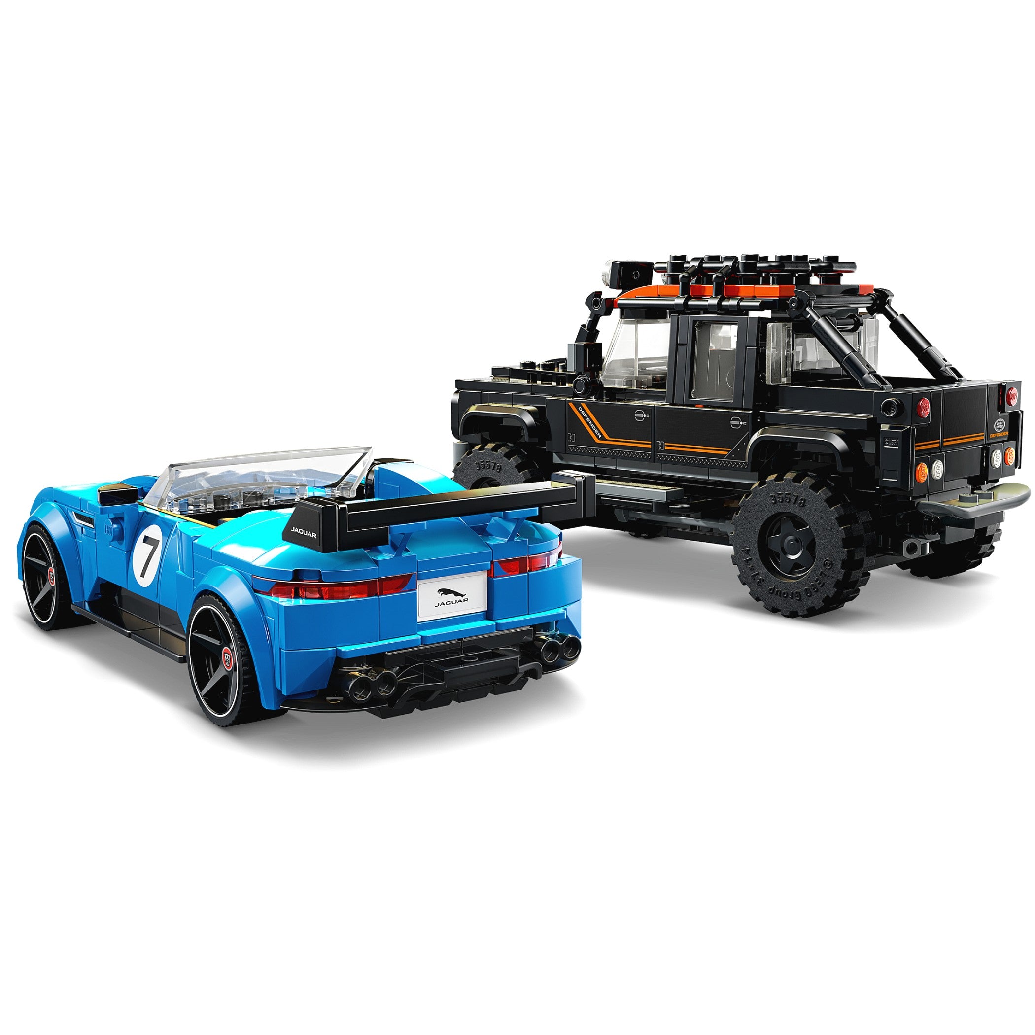LEGO® 77264 Jaguar Project 7 & Land Rover Defender - Speed Champions