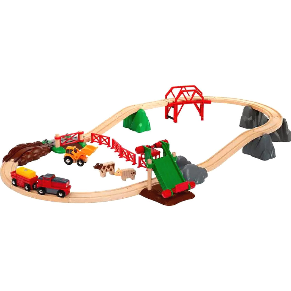 BRIO World - Animal Farm Train Set 30 Pieces