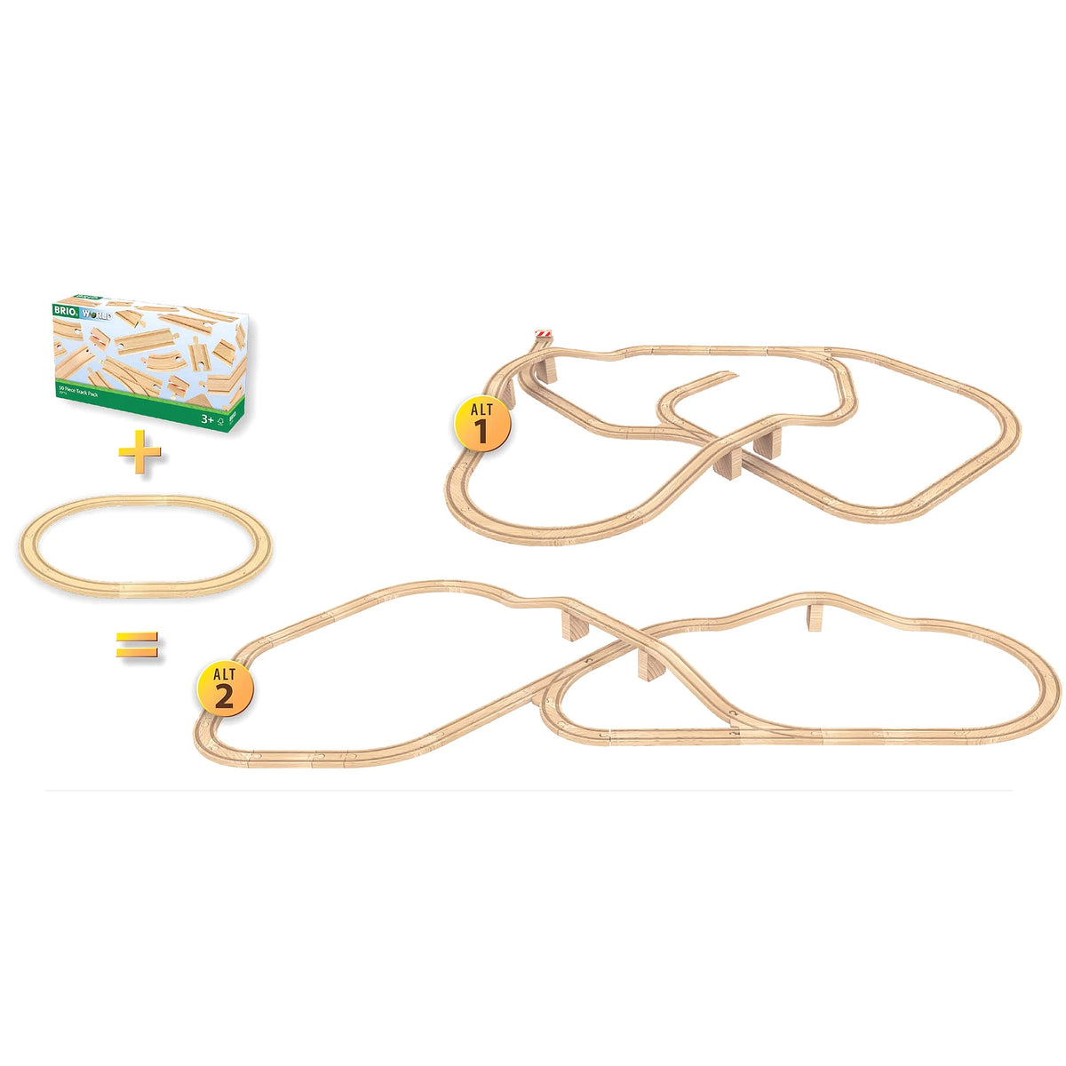 BRIO World - Train Tracks 50 Piece Track Pack