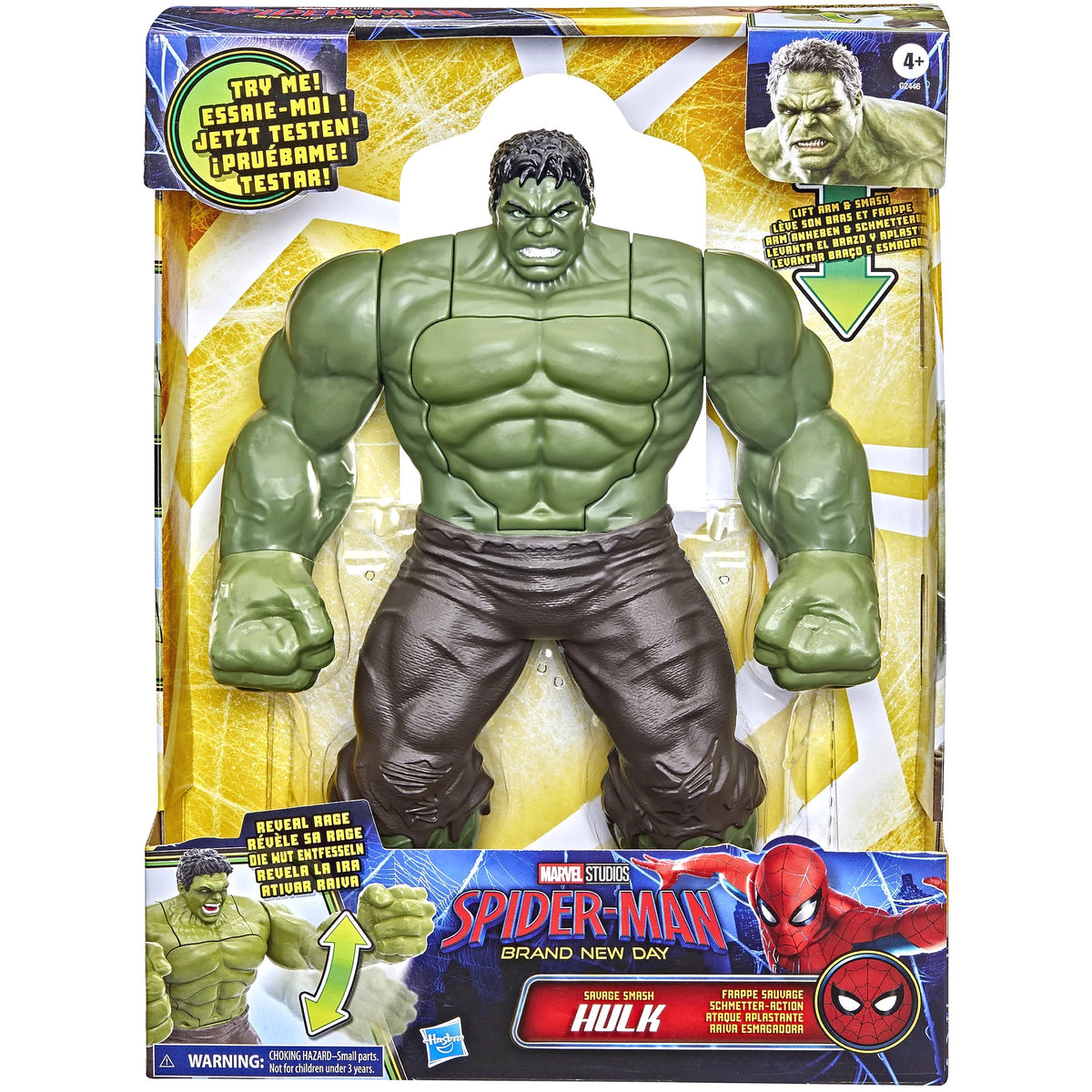 Marvel - Spider-Man Brand New Day Savage Smash Hulk Action Figure - Hasbro