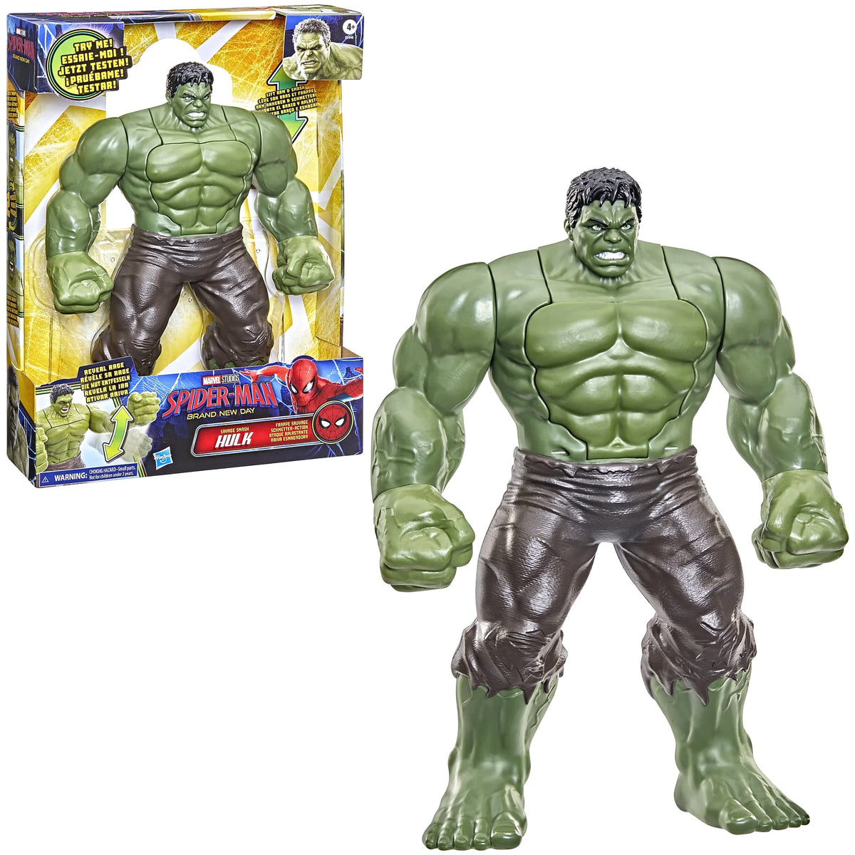Marvel - Spider-Man Brand New Day Savage Smash Hulk Action Figure - Hasbro