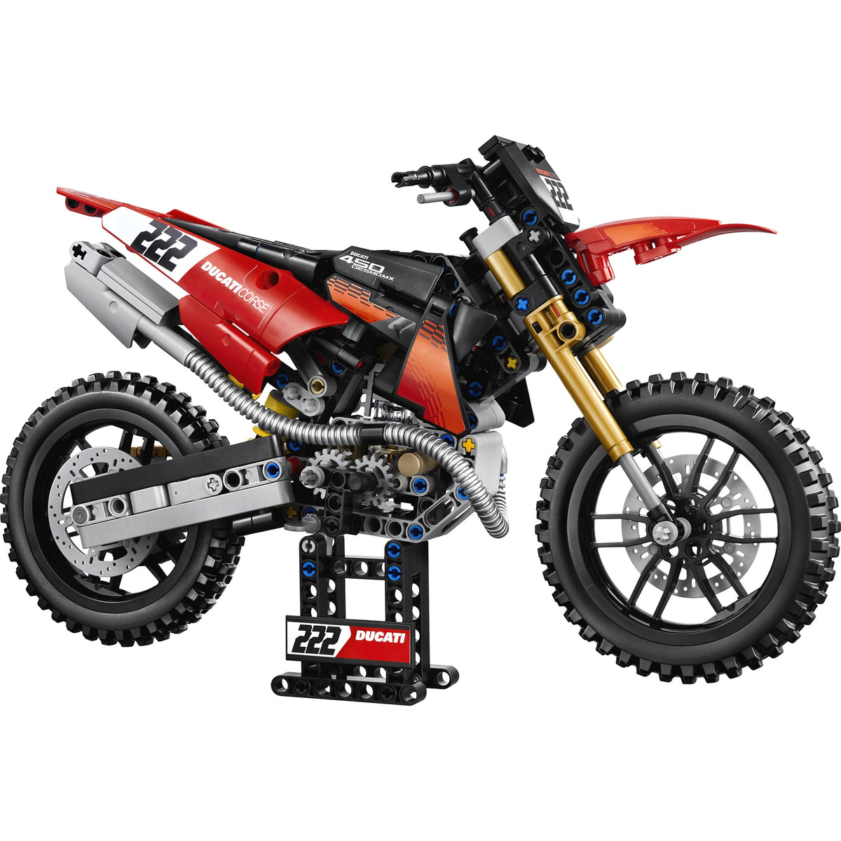 LEGO® 42238 Ducati Desmo450 MX Factory Motorcycle - Technic