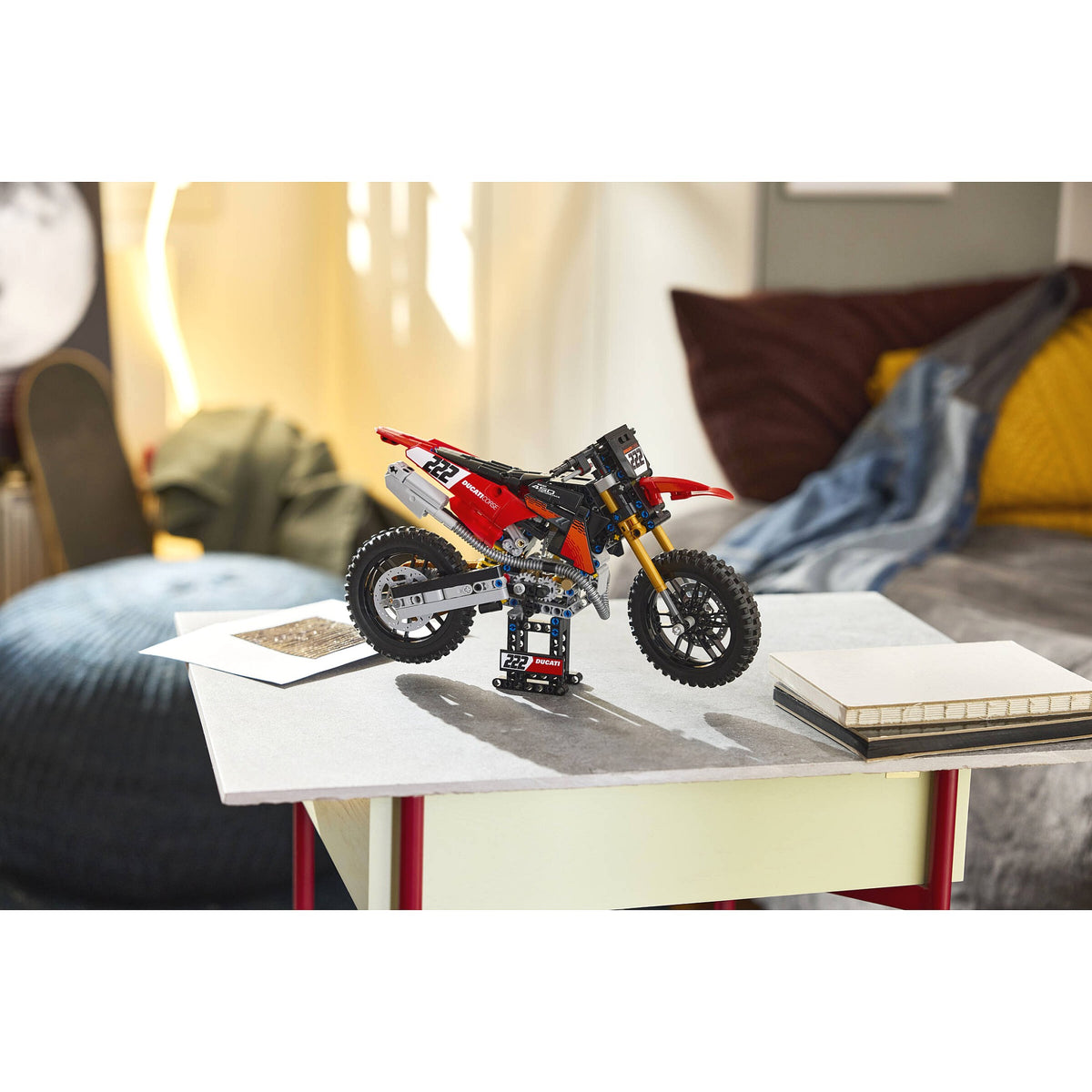 LEGO® 42238 Ducati Desmo450 MX Factory Motorcycle - Technic