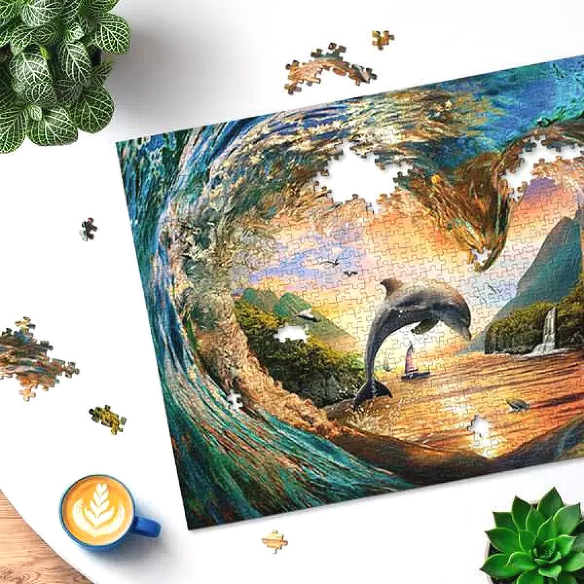 Ravensburger - Sunset Splash Jigsaw Puzzle 1000 Pieces