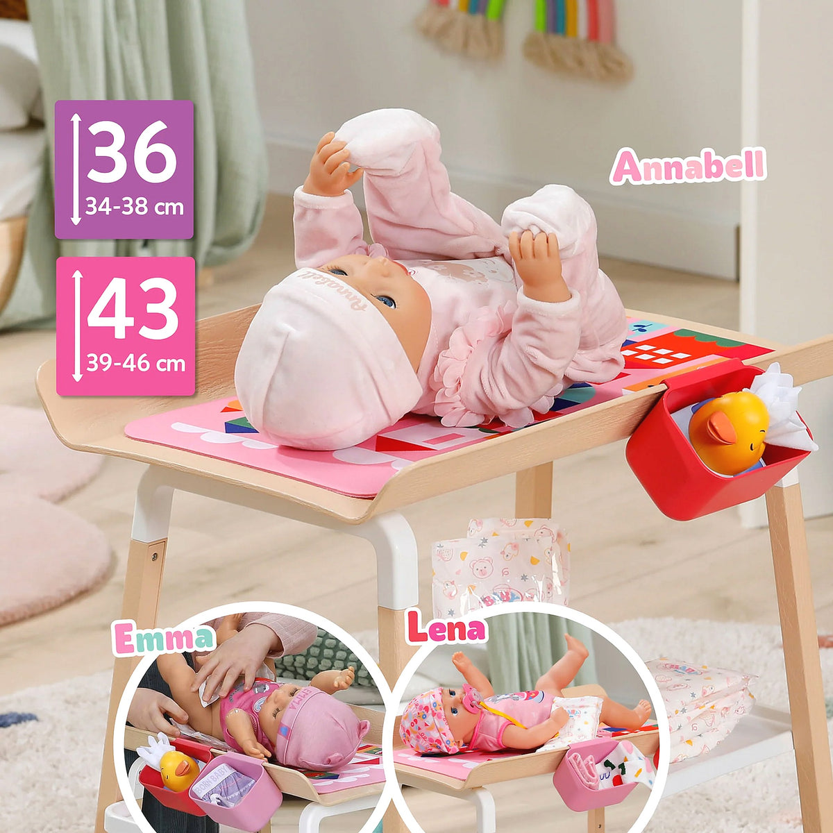 BABY born - Doll Changing Table