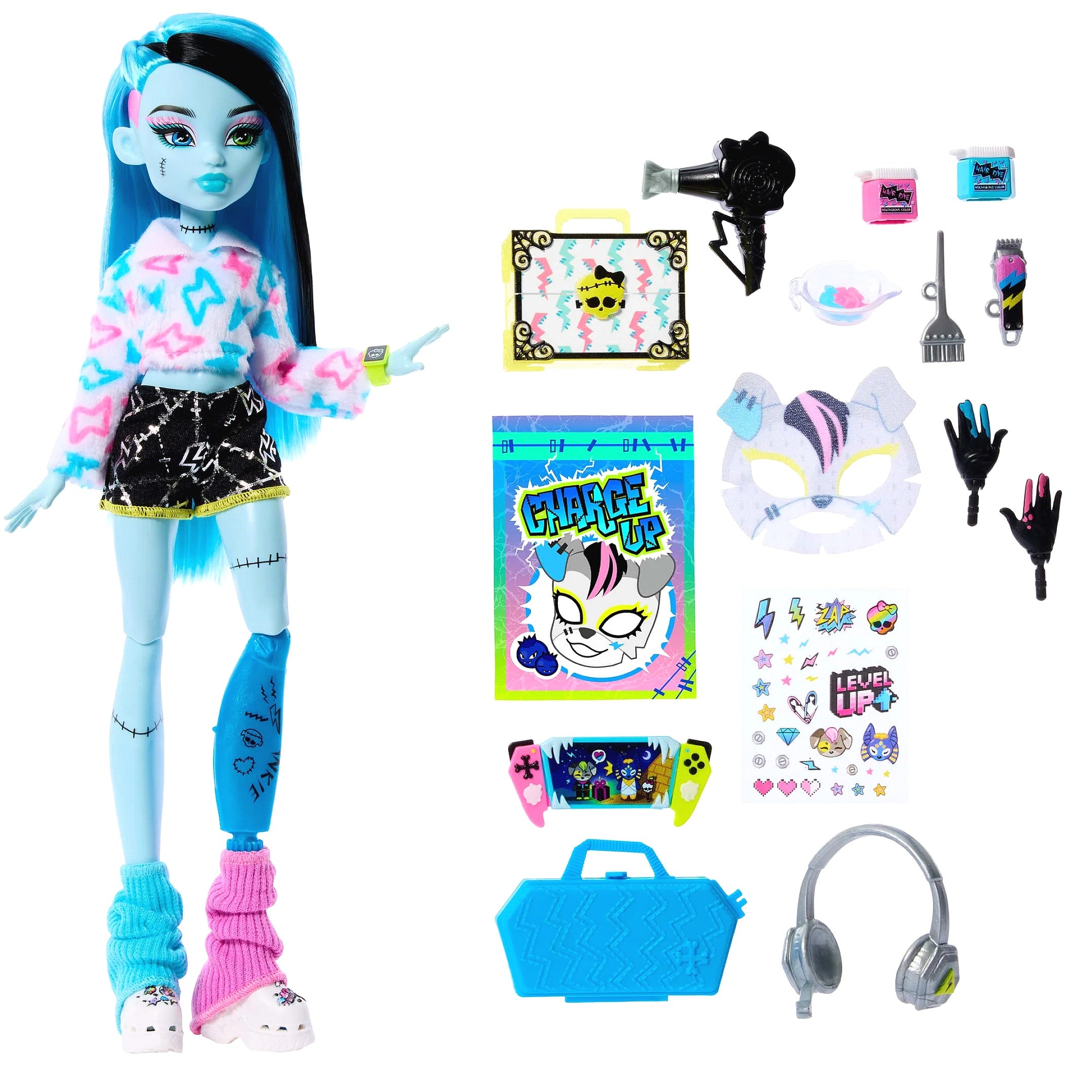 Monster High - Self-Scare Secrets Frankie Stein Fashion Doll - Mattel