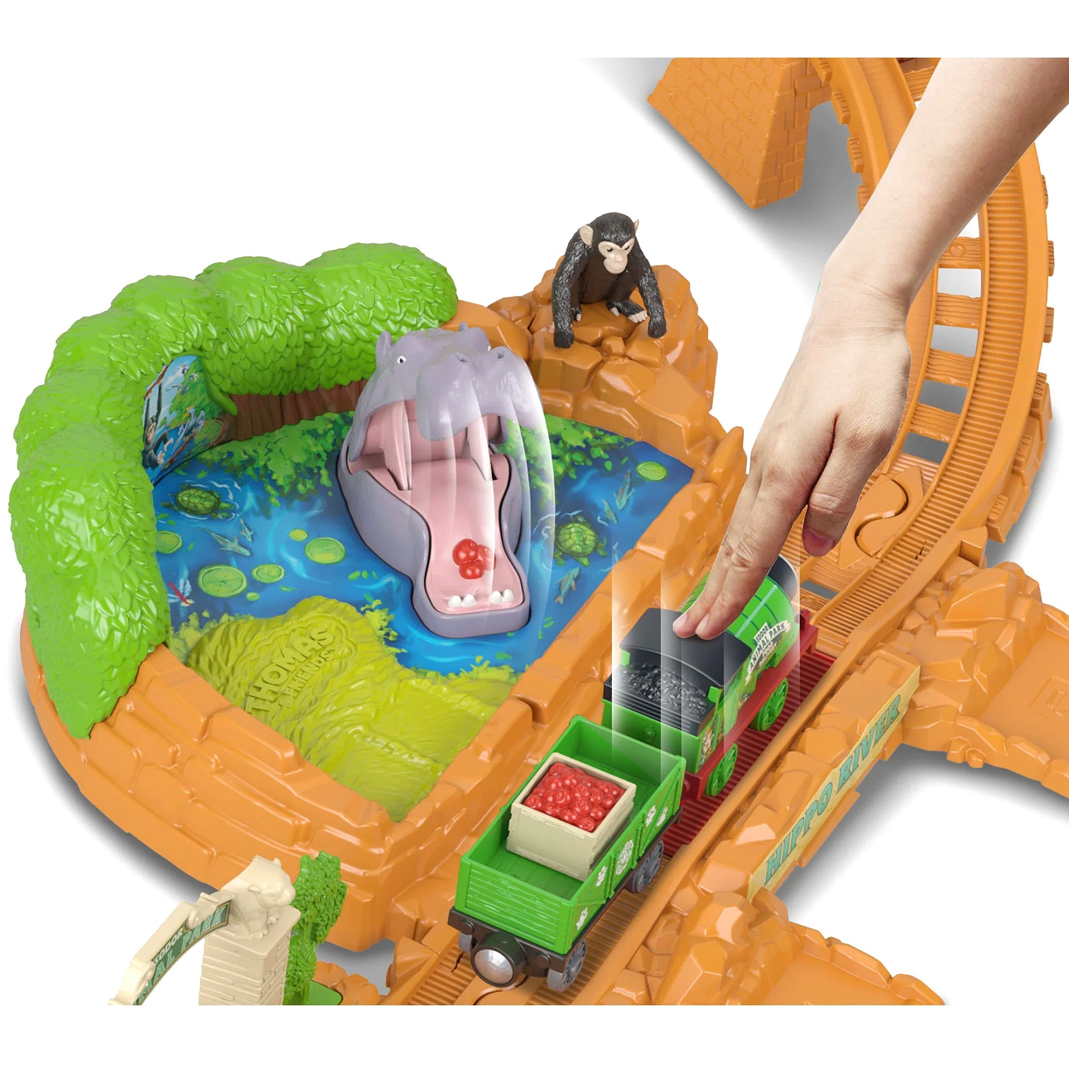 Thomas & Friends - Percy's Hippo Adventure Train Set - Mattel
