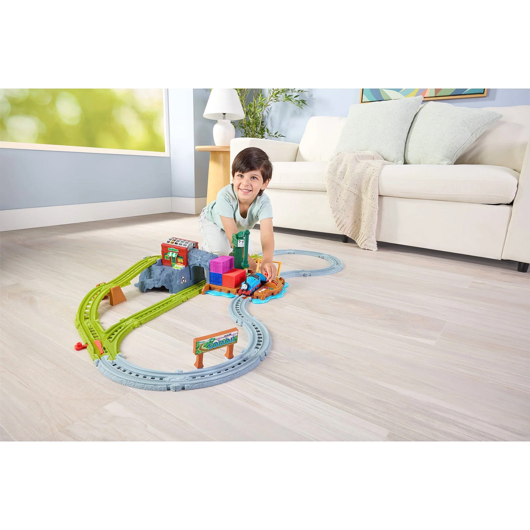 Thomas & Friends - Cranky's Dockside Delivery Train Set - Mattel