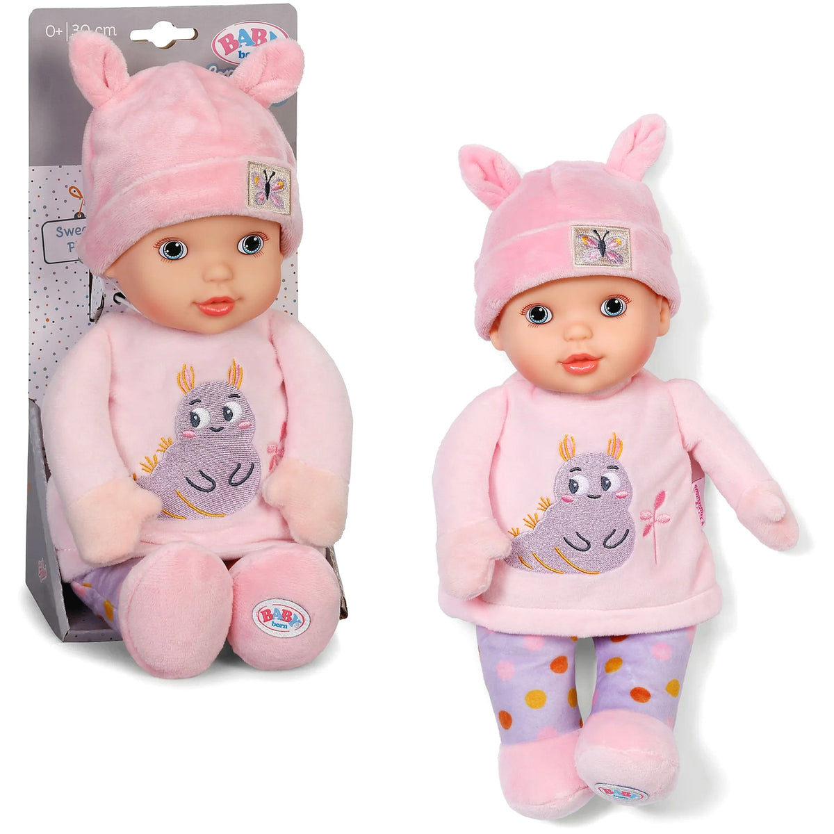 BABY born - For Babies Sweetie 30cm Plush Doll - Pink