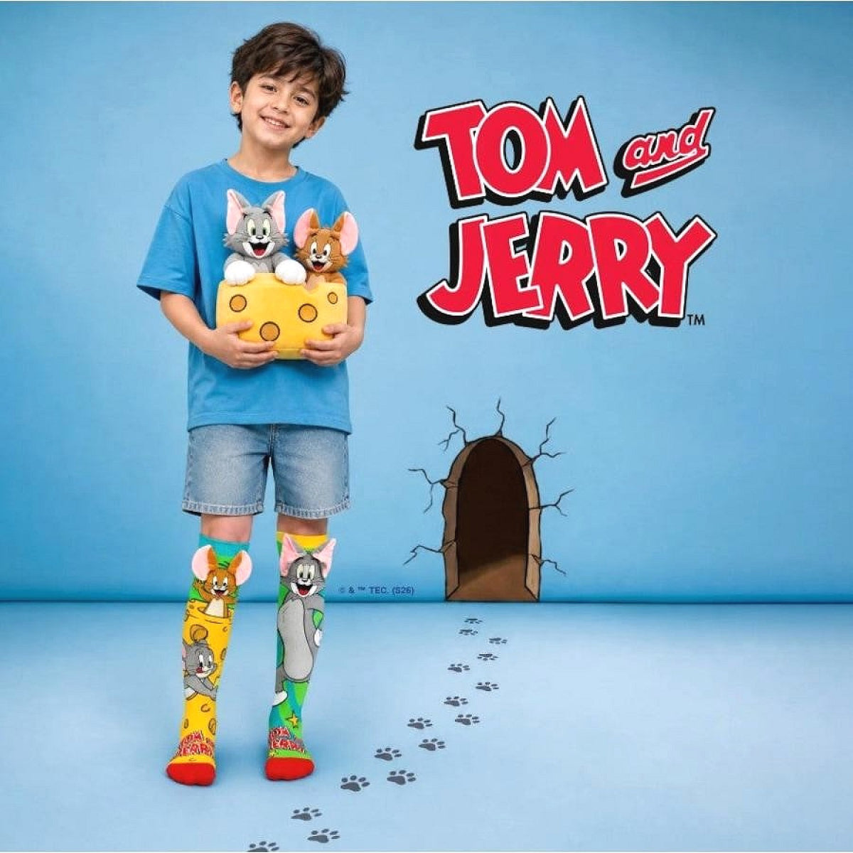 Madmia - Tom & Jerry Socks Kids & Adults Age 6y+