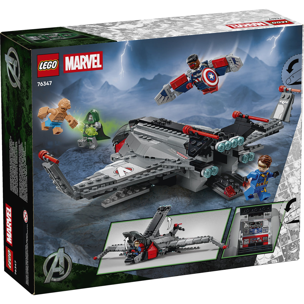 LEGO 76347 Avengers Doomsday Quinjet - Marvel Super Heroes