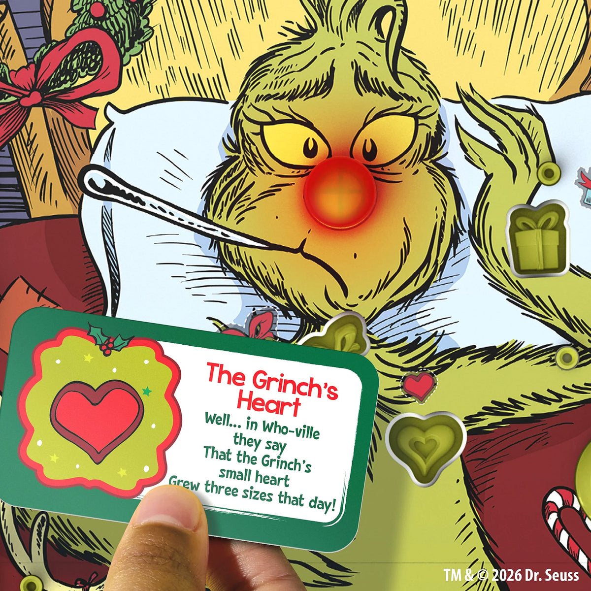 Hasbro Games - Operation Dr. Seuss The Grinch Edition Electronic Board Game
