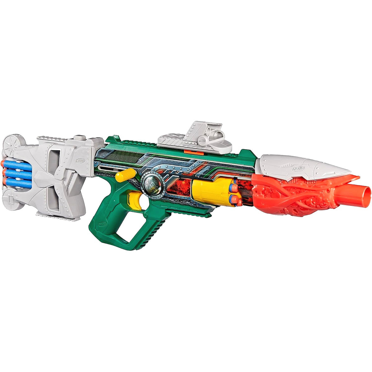 Nerf - Marvel Studios Doomsday Doctor Doom Blaster 12 Elite Darts - Hasbro