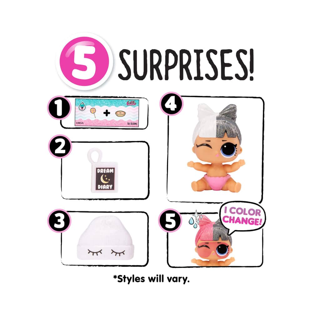 L.O.L. Surprise! - Glitter Color Change Lil Sis With 5 Surprises