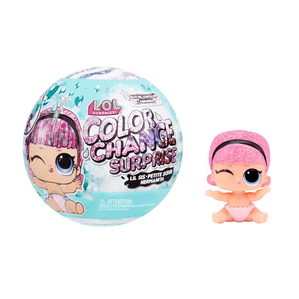 L.O.L. Surprise! - Glitter Color Change Lil Sis With 5 Surprises