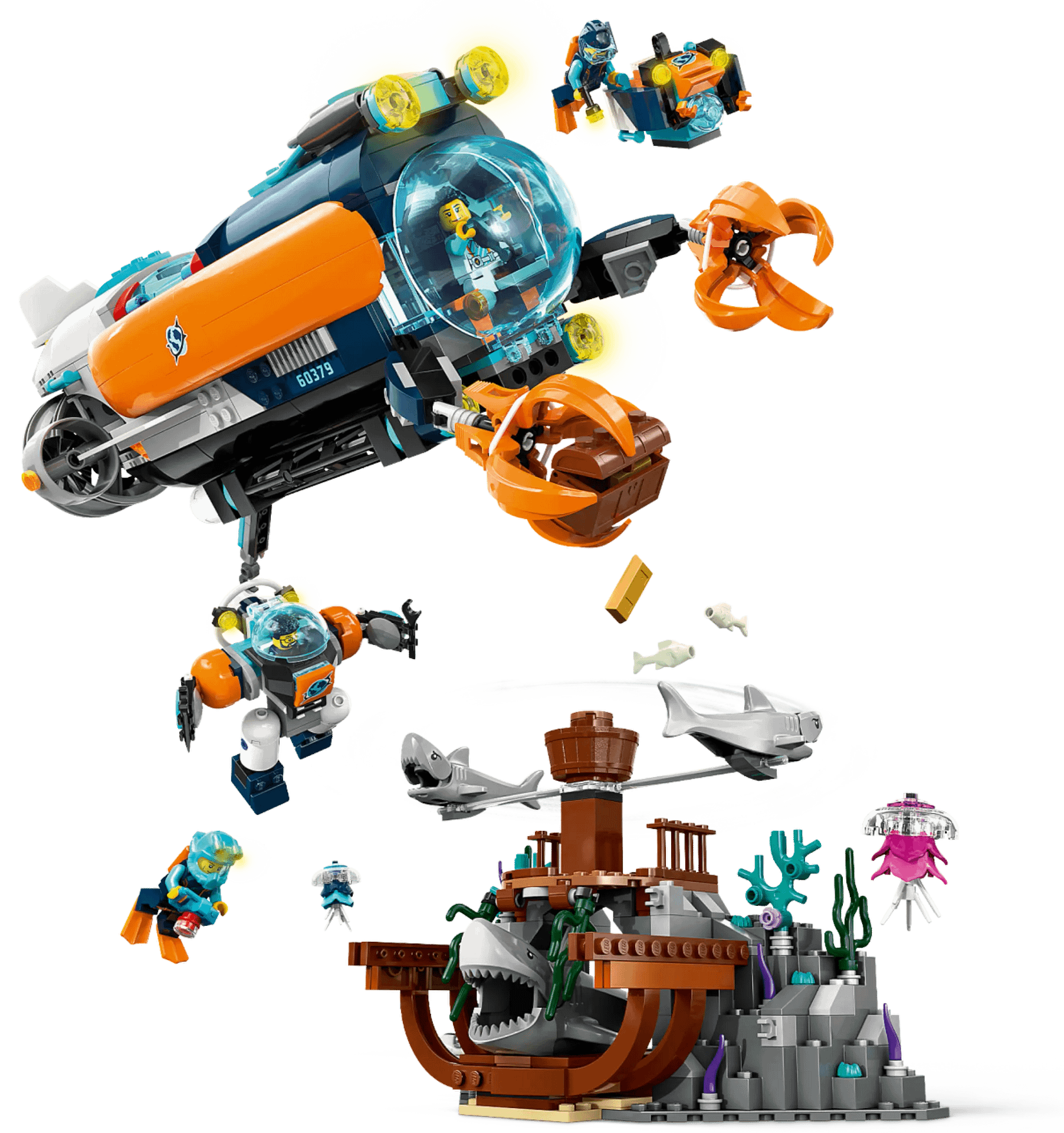 LEGO® 60379 Deep-Sea Explorer Submarine - City