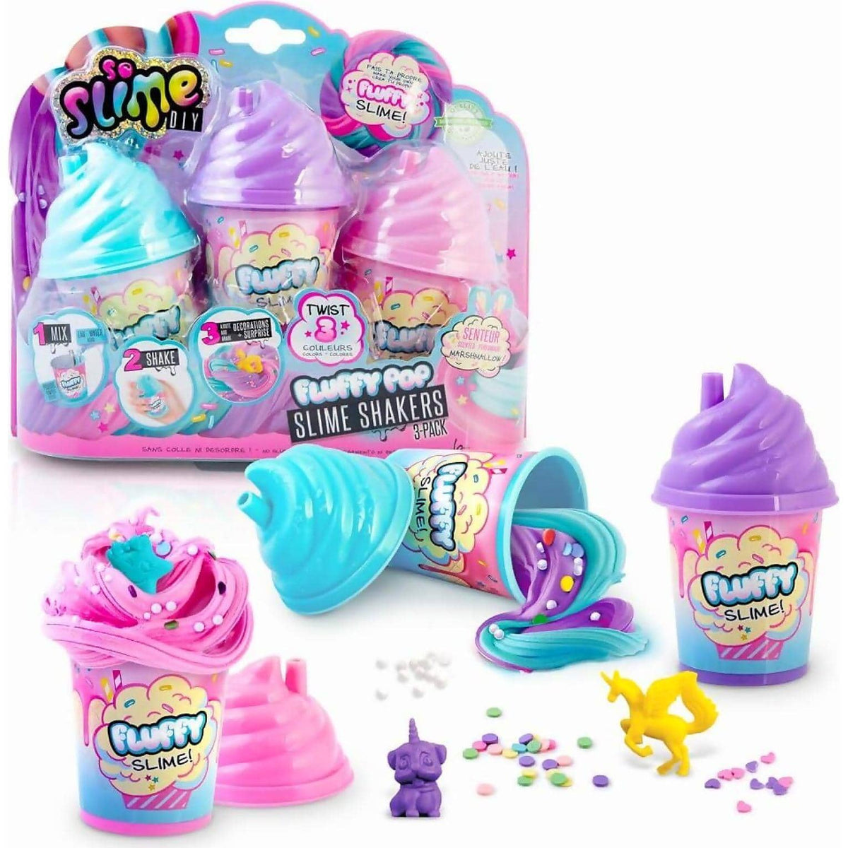 So Slime - Diy - Fluffy Pop Shaker 3 Pack