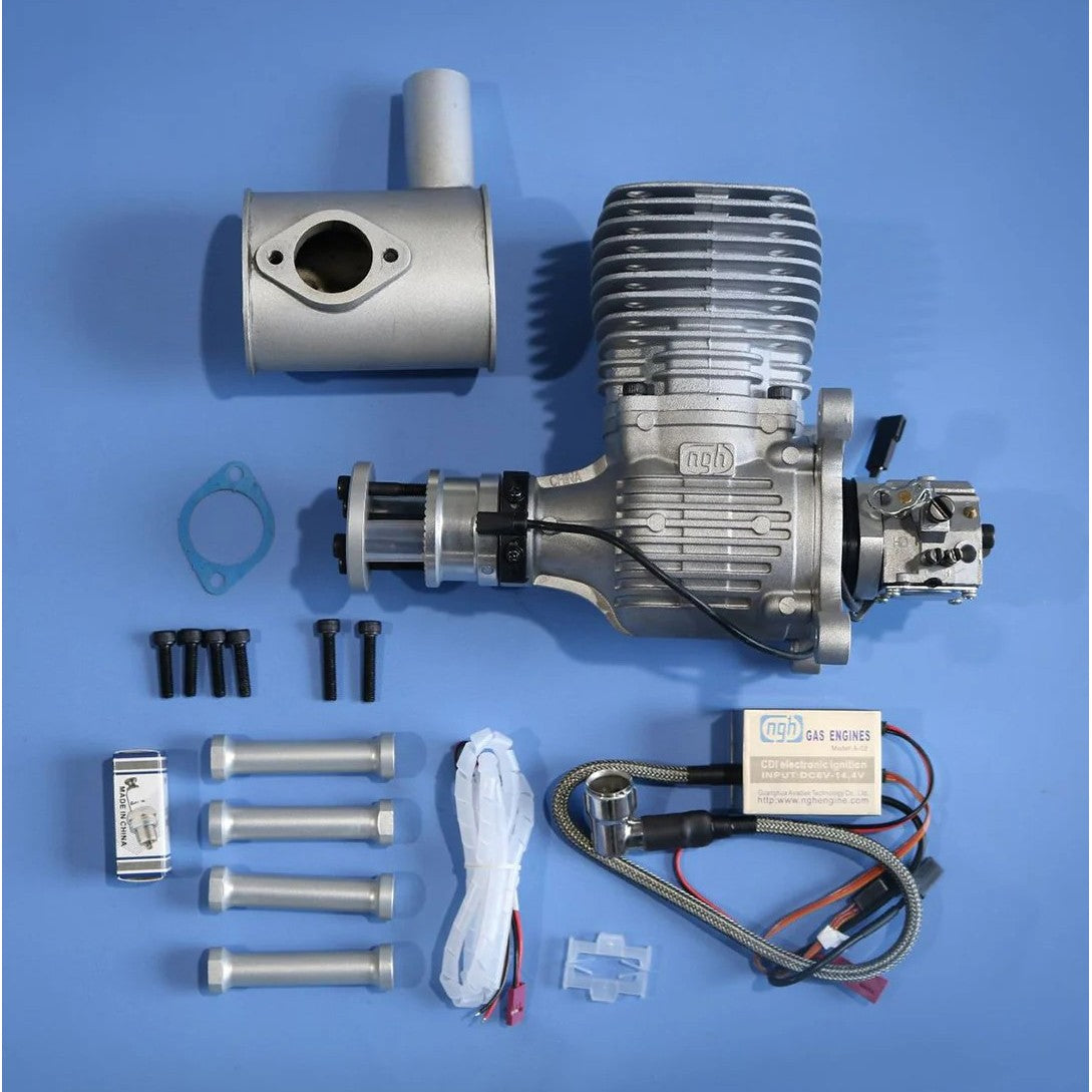 NGH - GT65 R - 65CC REAR INTAKE SIDE EXHAUST GAS TWO-STROKE ENGINE