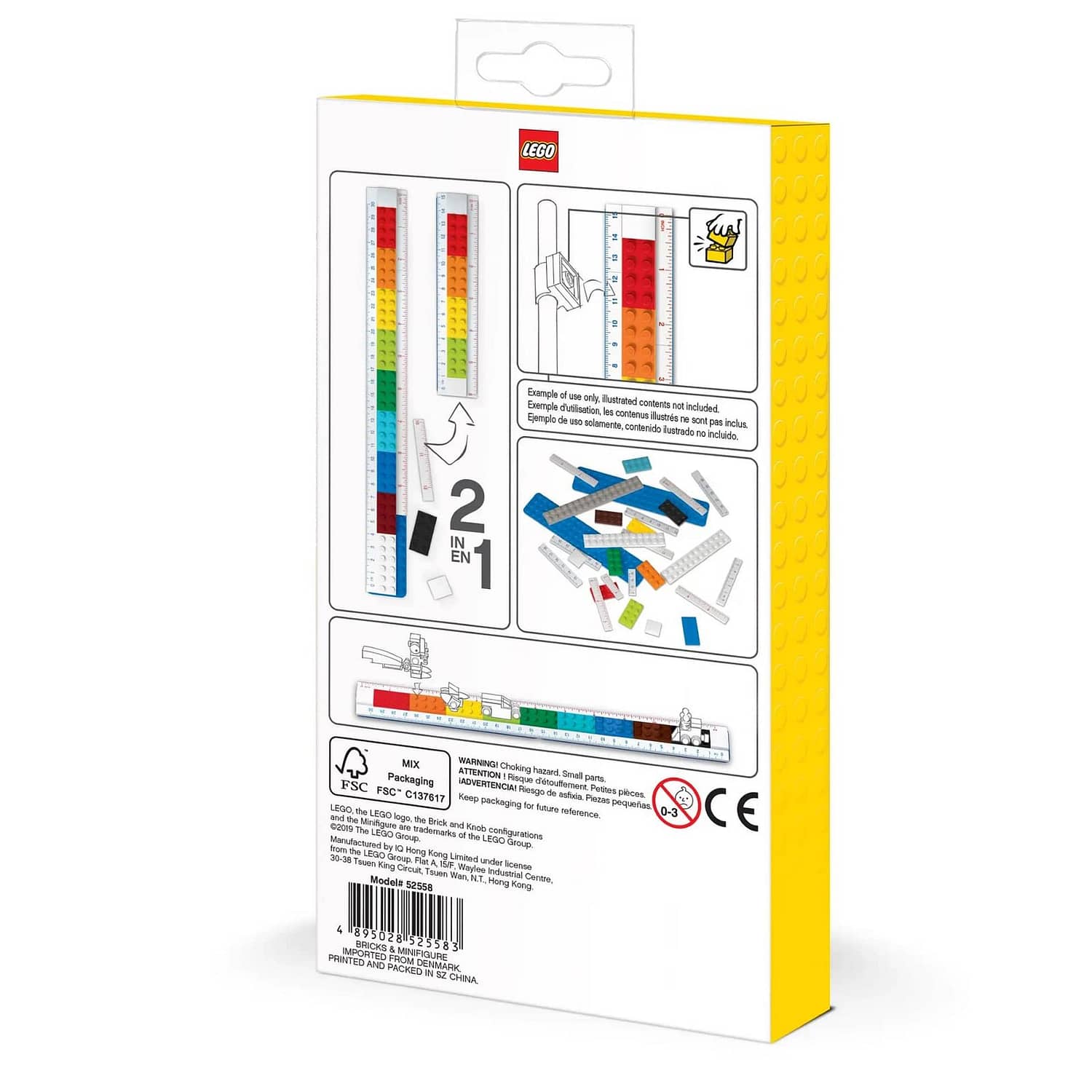 LEGO® Convertible Ruler with Minifigure