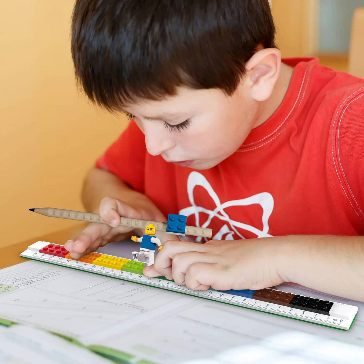 LEGO® Convertible Ruler with Minifigure