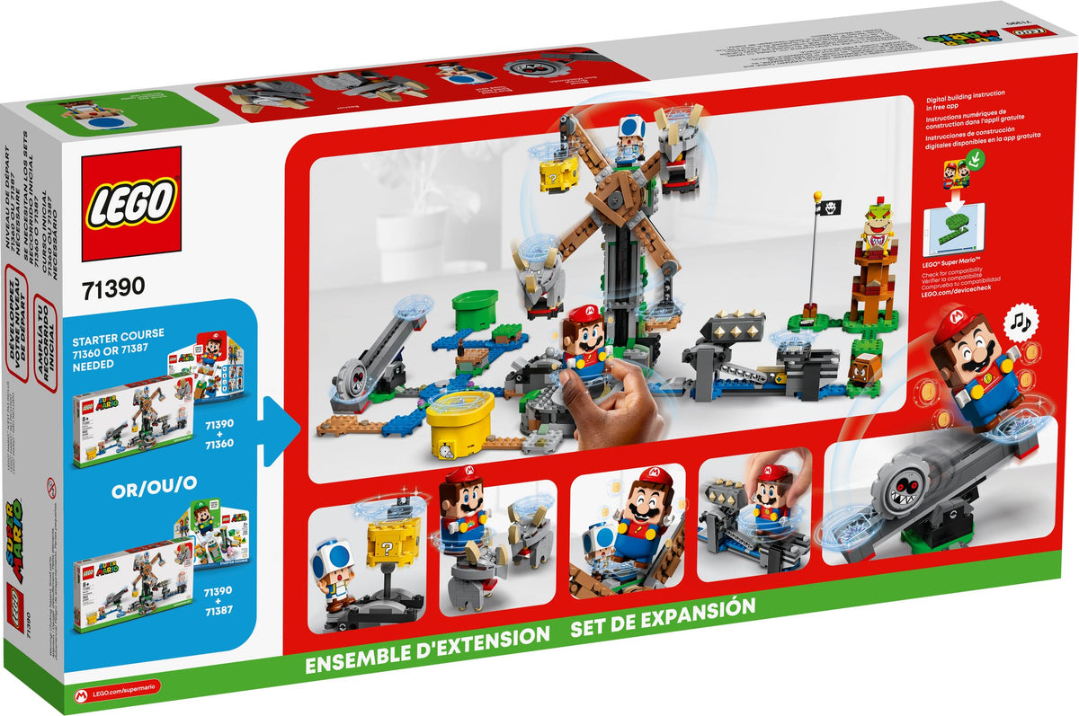 LEGO® 71390 Reznor Knockdown Expansion Set - Super Mario™