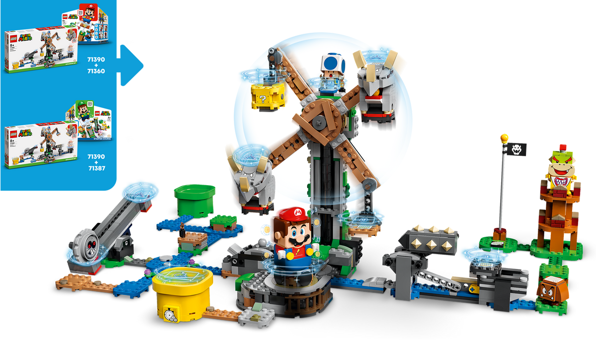 LEGO® 71390 Reznor Knockdown Expansion Set - Super Mario™