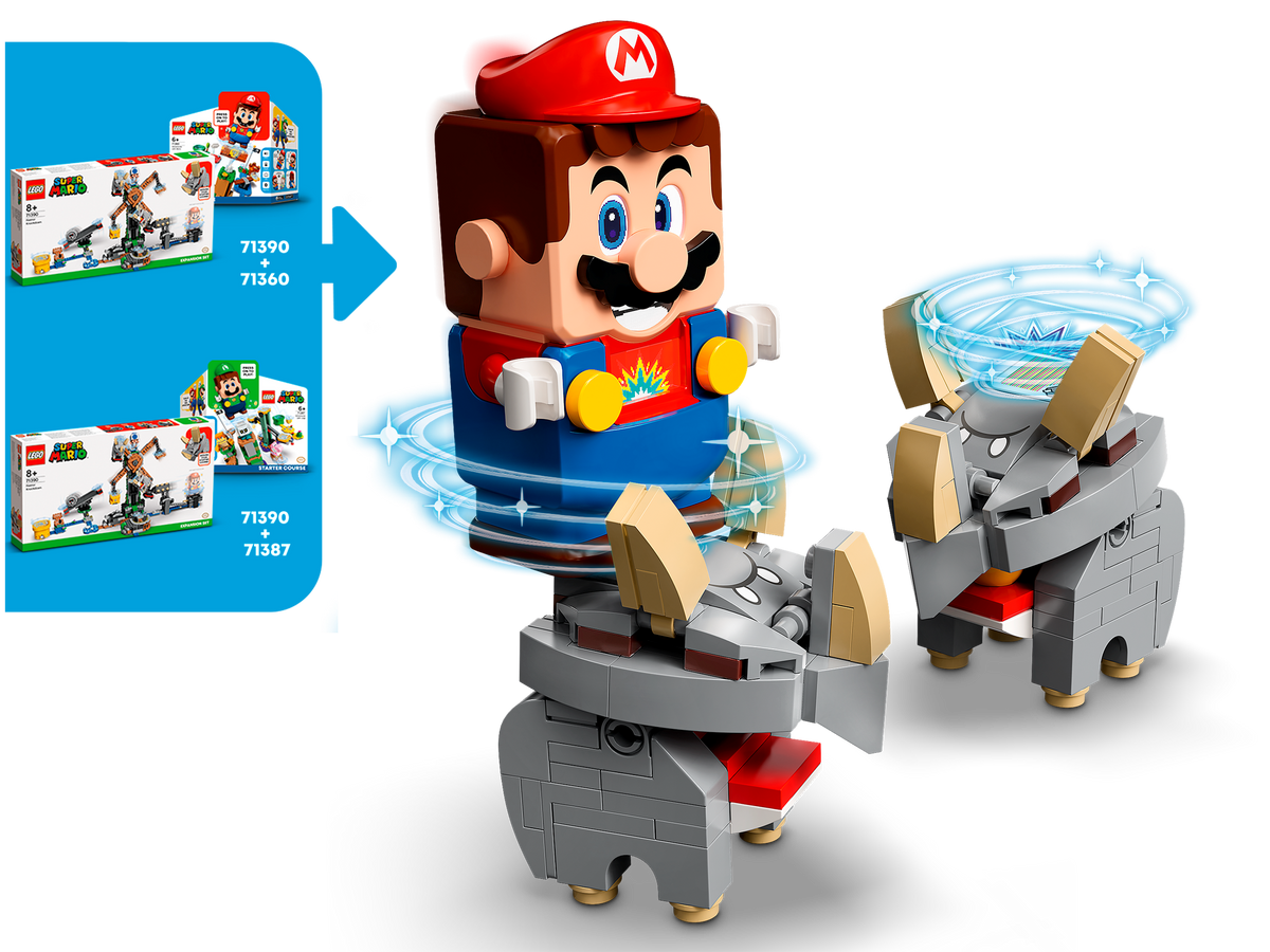 LEGO® 71390 Reznor Knockdown Expansion Set - Super Mario™