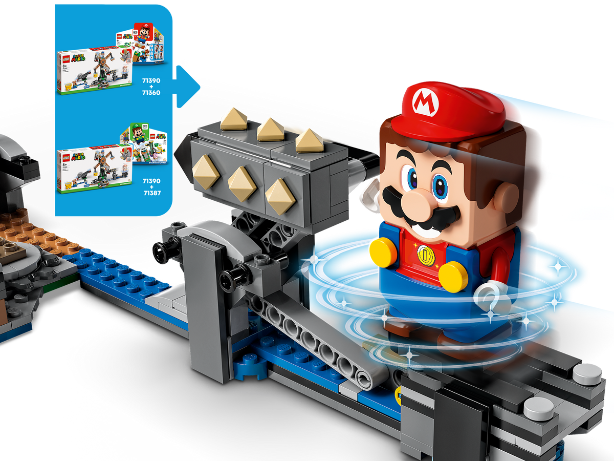 LEGO® 71390 Reznor Knockdown Expansion Set - Super Mario™