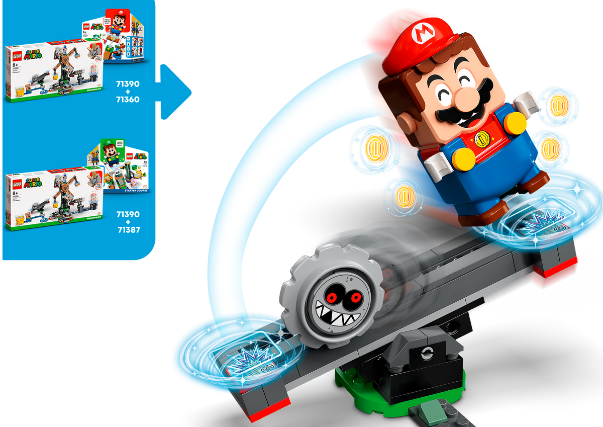 LEGO® 71390 Reznor Knockdown Expansion Set - Super Mario™