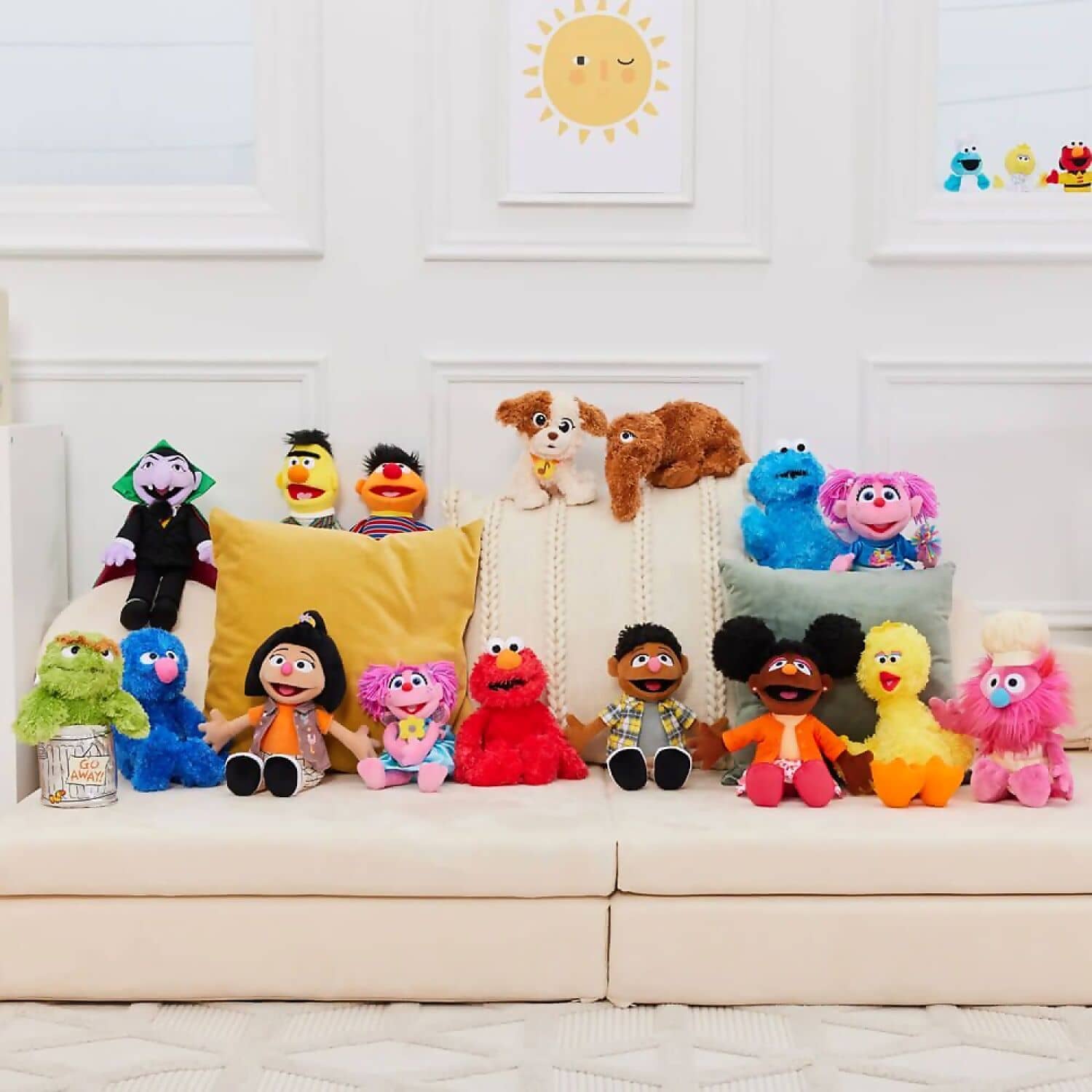 Sesame Street - Snuffleupagus Soft Toy 38cm Plush - Jasnor