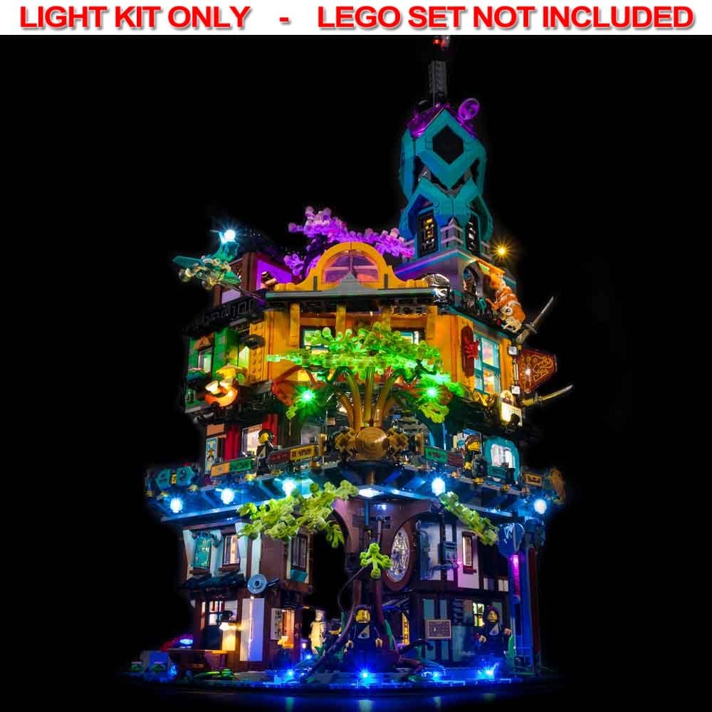 Light My Bricks - LIGHT KIT for LEGO® NINJAGO® City Gardens 71741