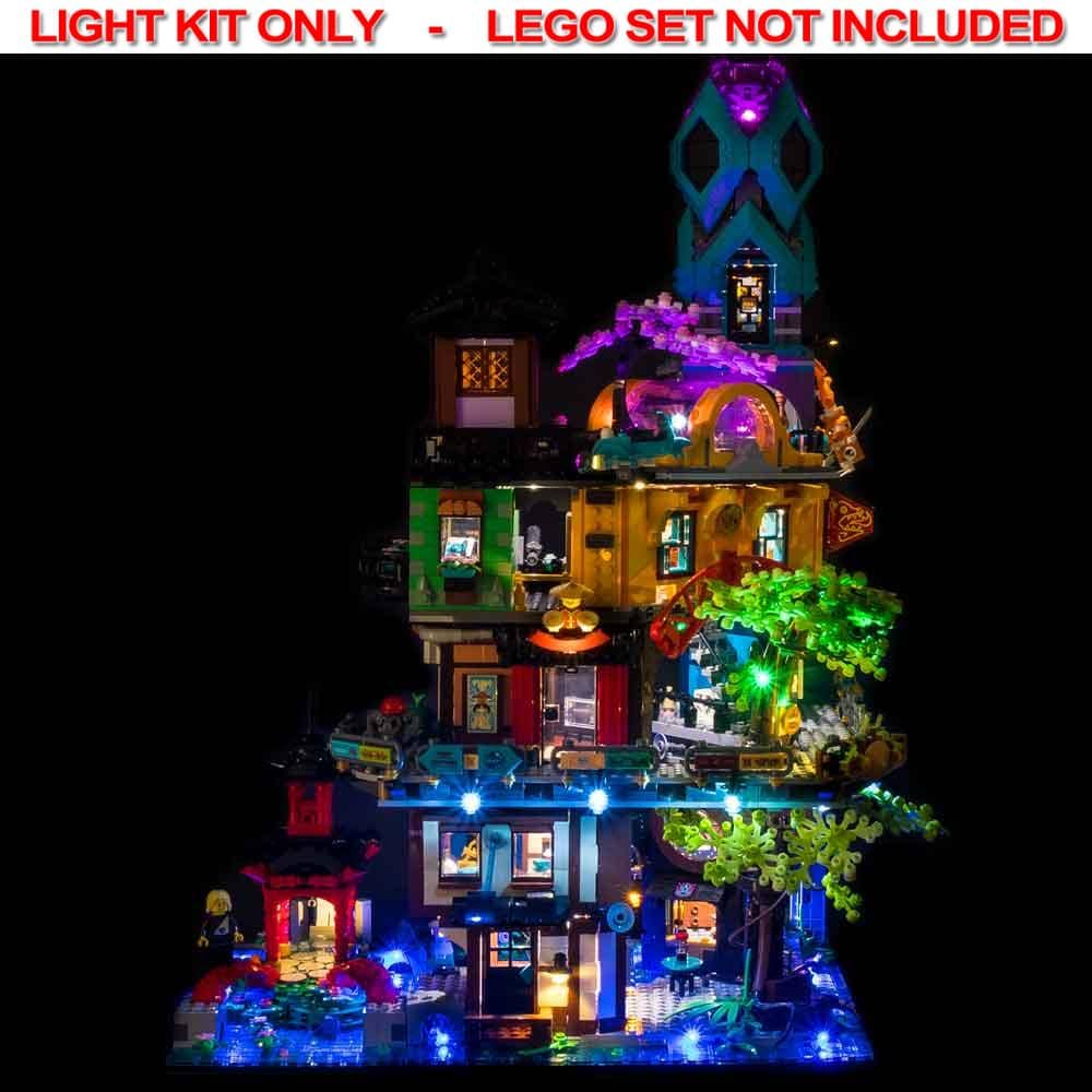Light My Bricks - LIGHT KIT for LEGO® NINJAGO® City Gardens 71741