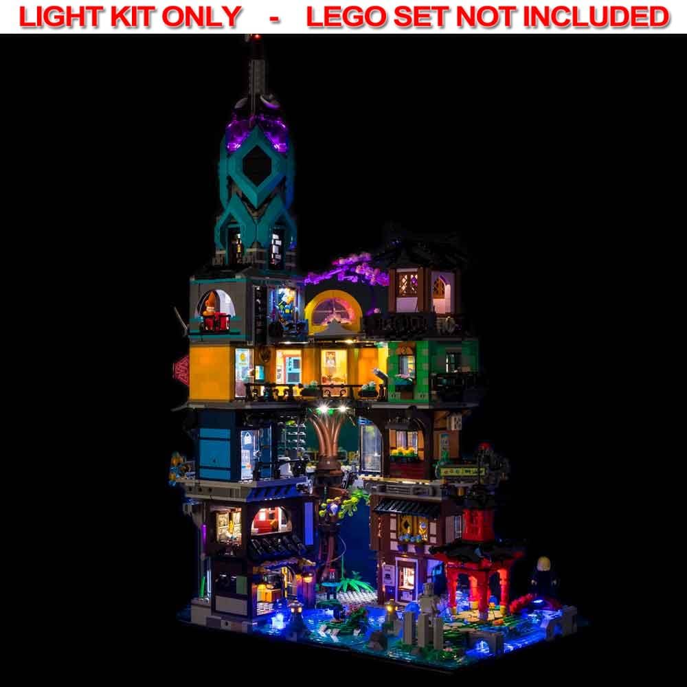 Light My Bricks - LIGHT KIT for LEGO® NINJAGO® City Gardens 71741