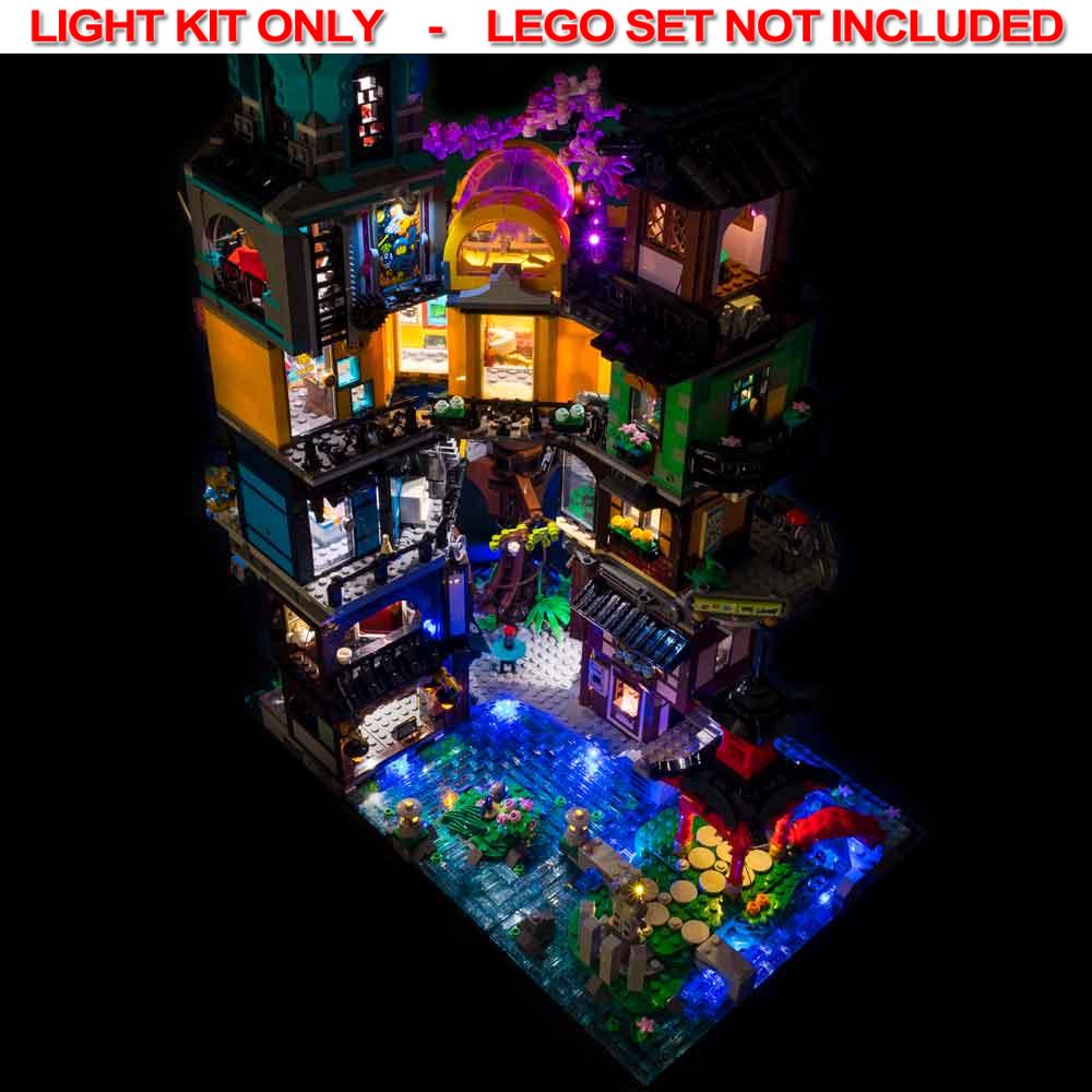 Light My Bricks - LIGHT KIT for LEGO® NINJAGO® City Gardens 71741