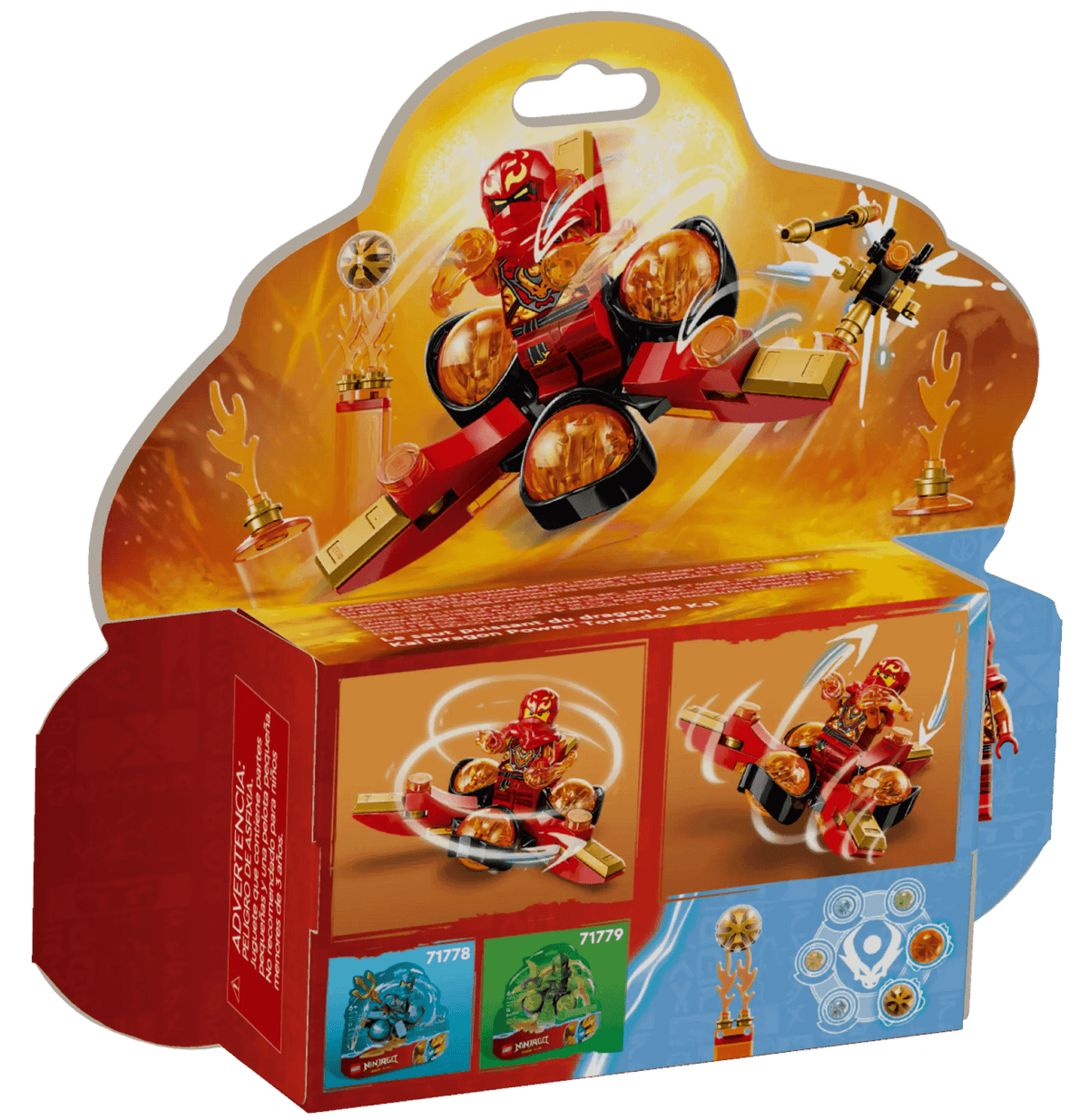LEGO® 71777 Kai s Dragon Power Spinjitzu Flip - NINJAGO®