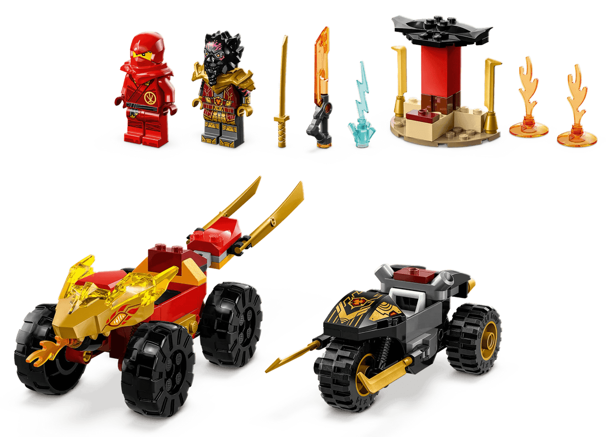 LEGO® 71789 Kai and Ras's Car and Bike Battle - NINJAGO® 4+