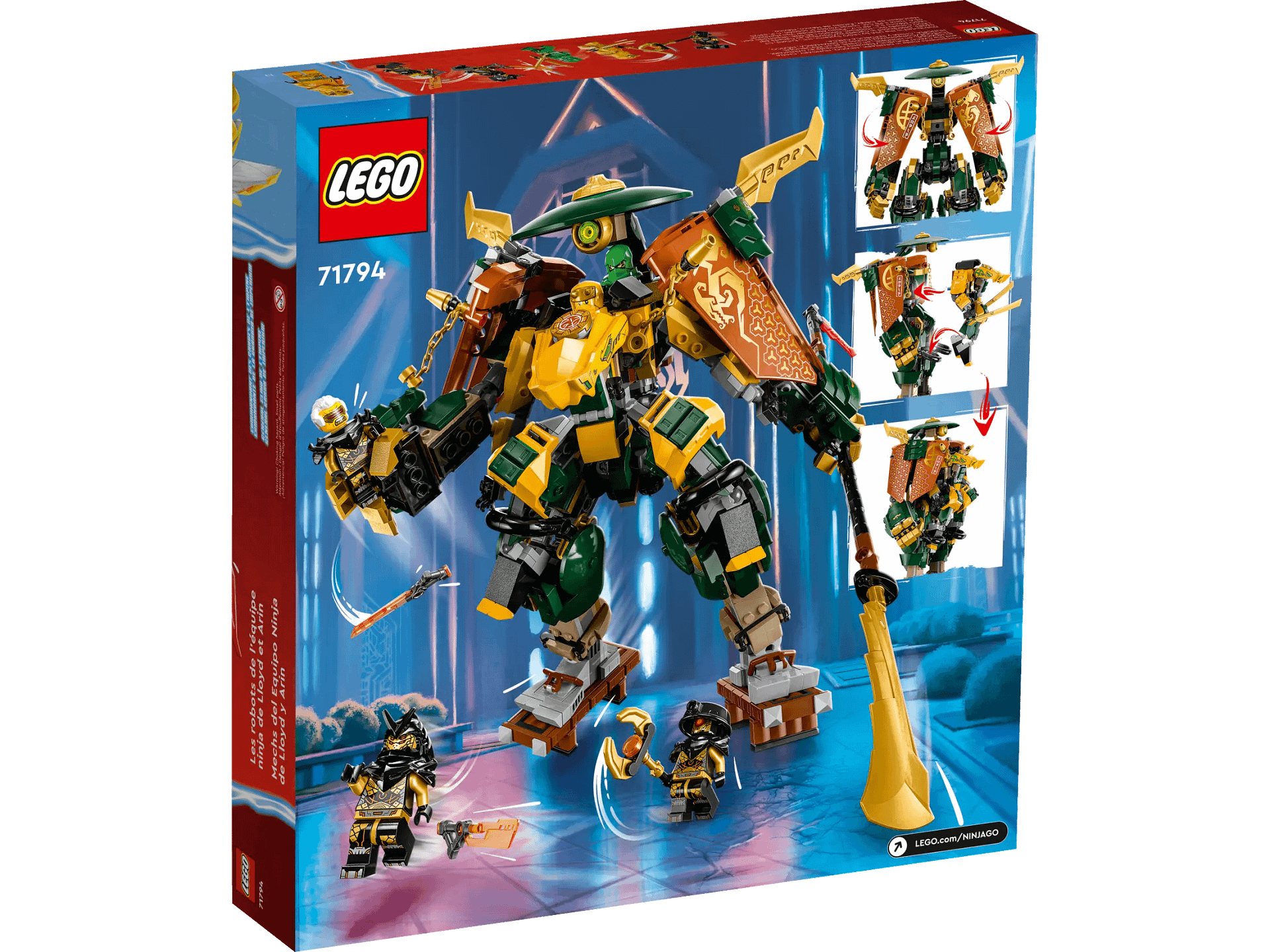 LEGO® 71794 Lloyd and Arin's Ninja Team Mechs - NINJAGO®