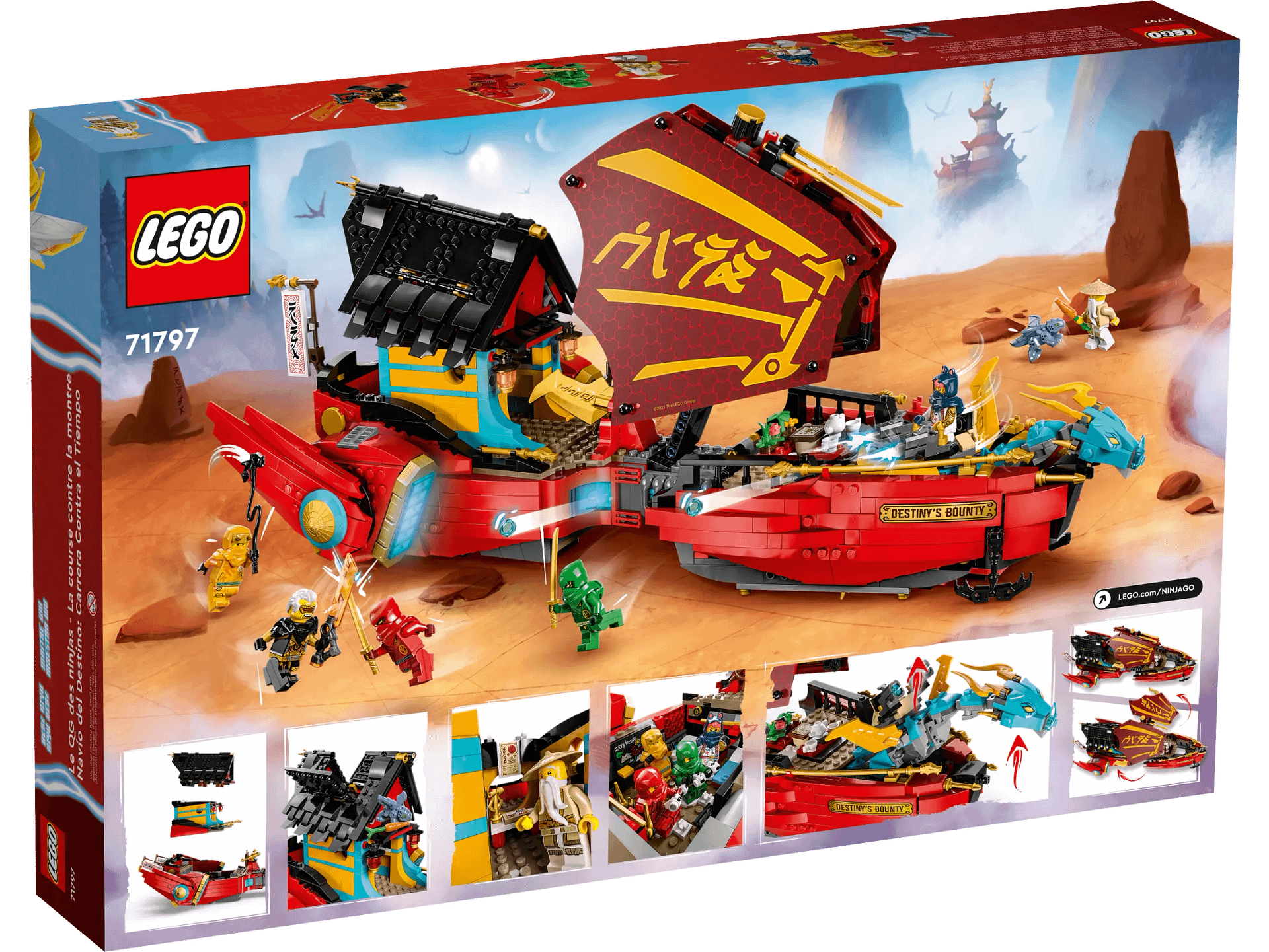 LEGO® 71797 Destiny s Bounty - race against time - NINJAGO®