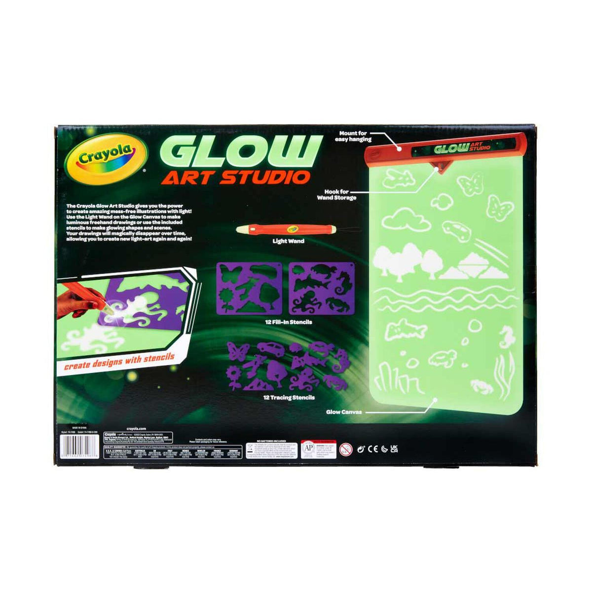 Crayola - Glow Art Studio Glow in the Dark Canvas