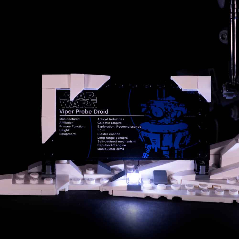 Light My Bricks - LIGHT KIT for LEGO® Imperial probe Droid 75306