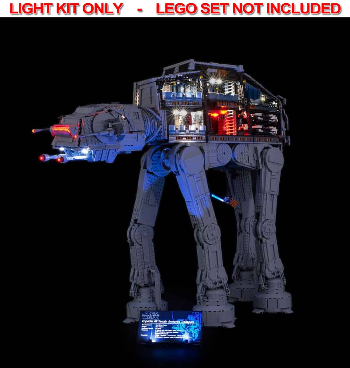 Light My Bricks - LIGHT KIT for LEGO® UCS AT-AT 75313