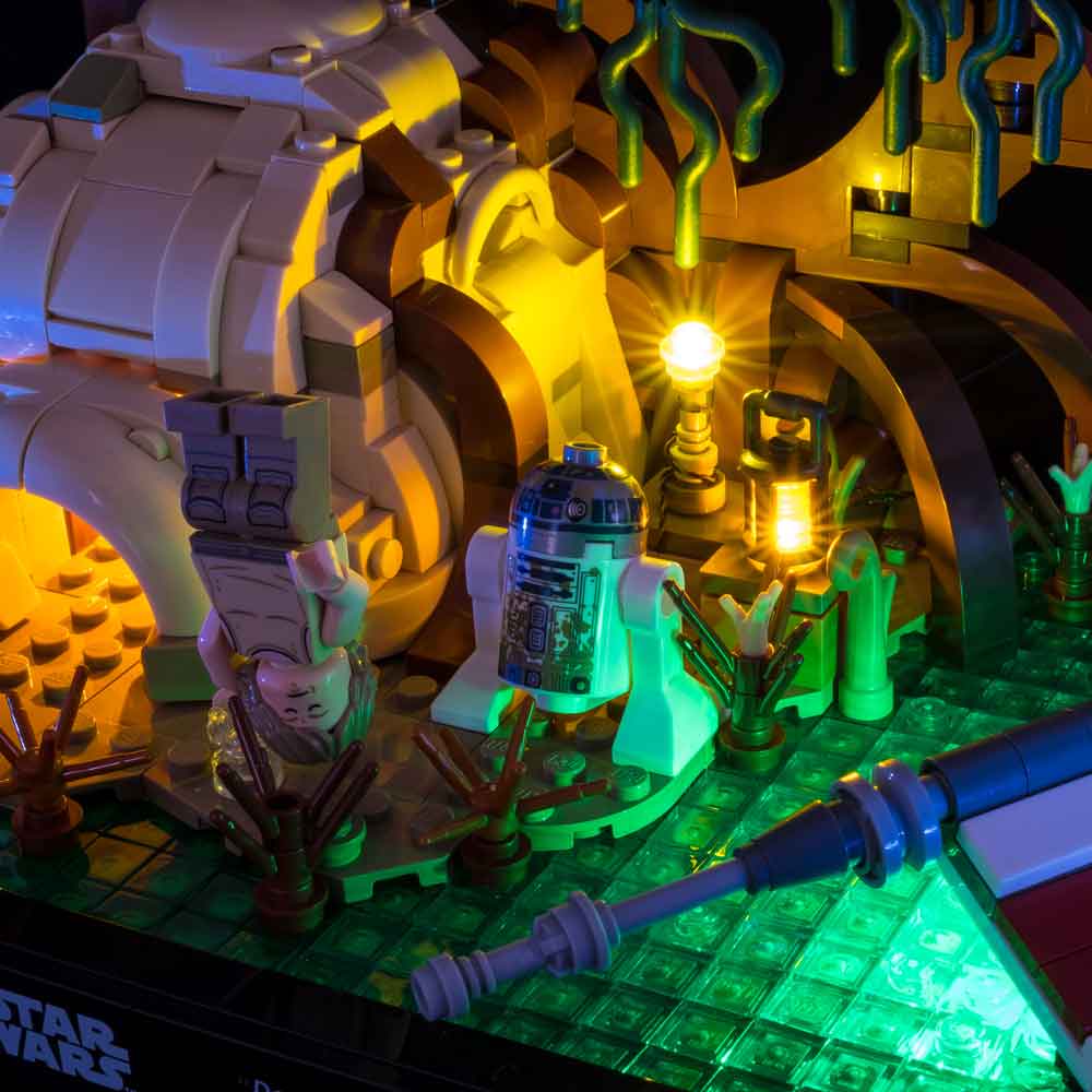 Light My Bricks - LIGHT KIT for LEGO® Dagobah Jedi Training Diorama 75330