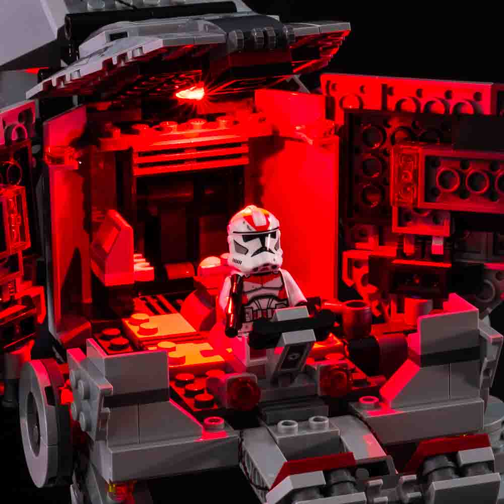 Light My Bricks - LIGHT KIT for LEGO® AT-TE Walker 75337 - Light My Bricks
