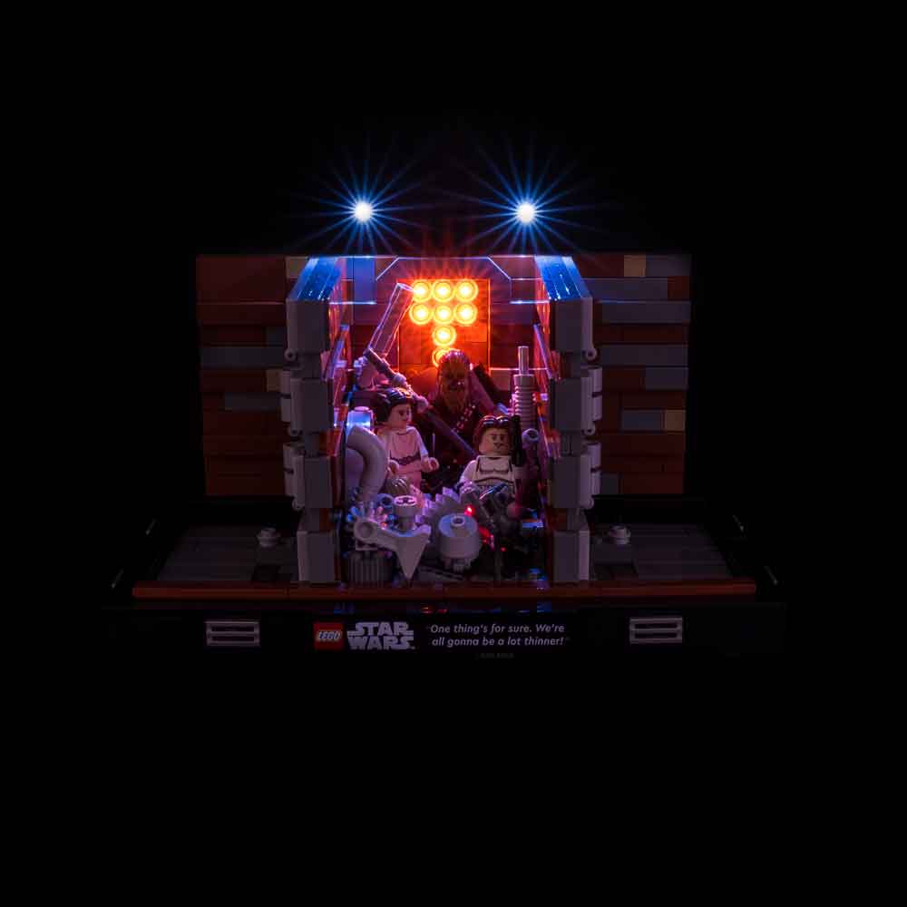 Light My Bricks - LIGHT KIT for LEGO® Death Star Trash Compactor Diorama 75339