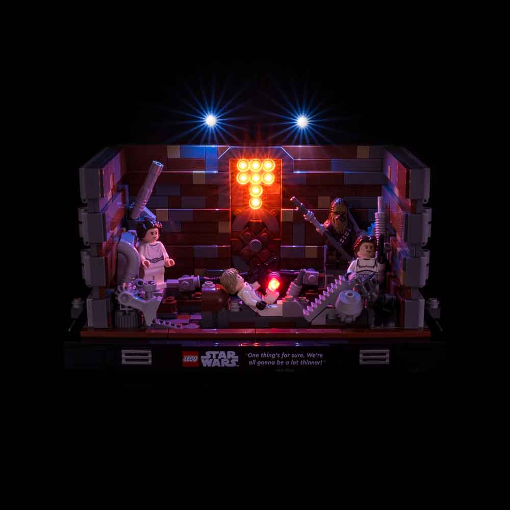 Light My Bricks - LIGHT KIT for LEGO® Death Star Trash Compactor Diorama 75339