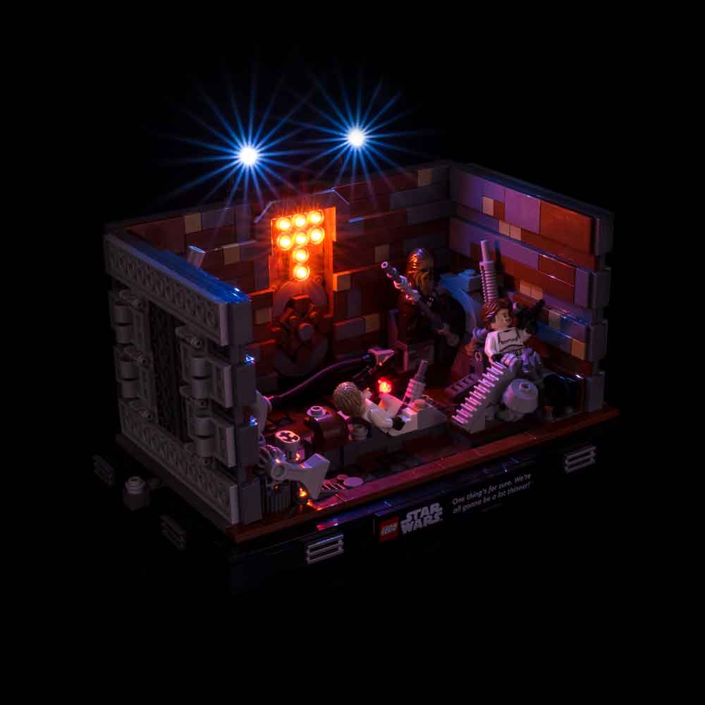 Light My Bricks - LIGHT KIT for LEGO® Death Star Trash Compactor Diorama 75339