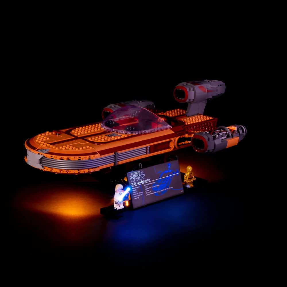 Light My Bricks - LIGHT KIT for LEGO® Star Wars™ UCS Luke Skywalker s Landspeeder 75341